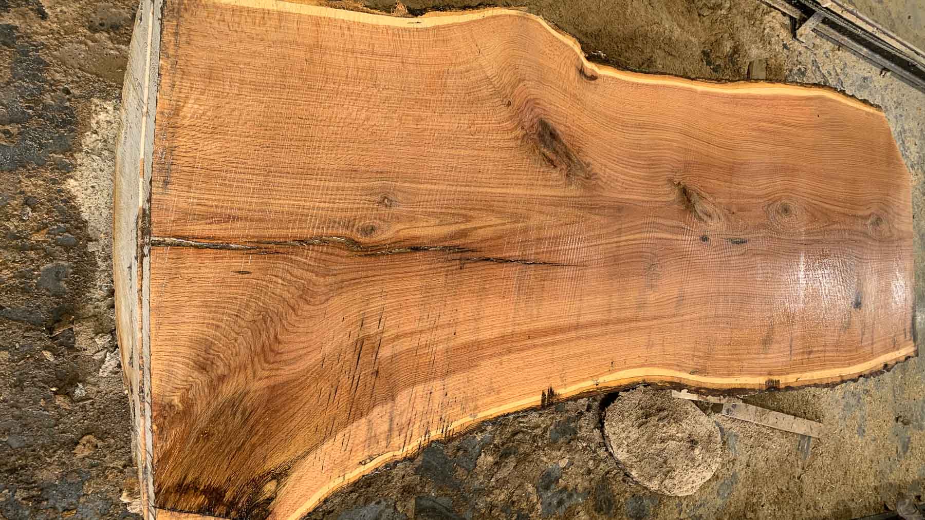 Black Oak Wood Slab: KO-02-07 – Bluestone Organic